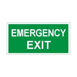 Znak 11 Emergency Exit 400x200 PF