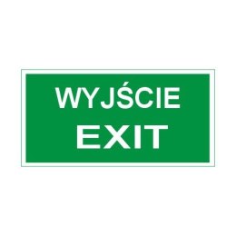 Znak 11 Wyjście exit 300x150 FF