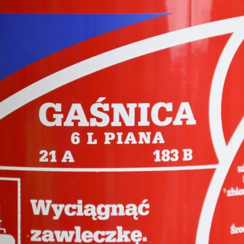 Gaśnica pianowa GW-6x AB GL