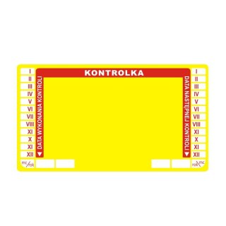 Kontrolka serwisowa 2022 YELL-RED 06FS