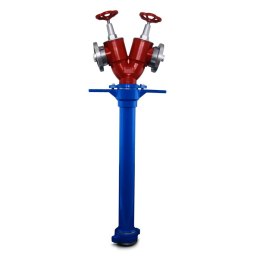 Stojak hydrantowy DN 80 2x52 B/CC z nasadami