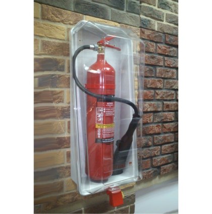 Szafka na gaśnice z tworzywa PCV 5/12 KRISTALL bezbarwna