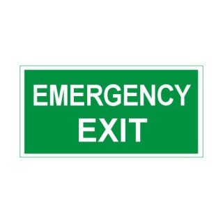 Znak 11 Emergency Exit 400x200 PF