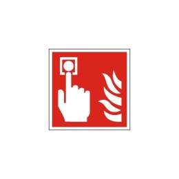 Znak 12 Alarm pożarowy F05 100x100 FF