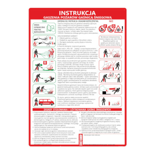 Instrukcja PPOZ gaszenia pożarów gaśnicą śniegową