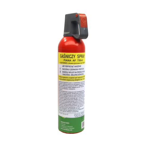 Spray gaśniczy AFdo baterii Li-Ion 750ml B-FES