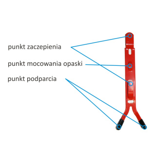 Wieszak gaśnicy uniwersalny FS2 4/6/9/12