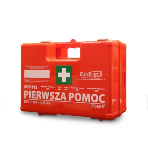 Apteczka z wyposażeniem ABS K-10 DIN13164