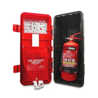 Gaśnica GP-6x Ogniochron + Koc + Szafka REGON6+ instrukcja gaszenia kocem