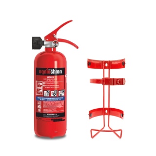 Gaśnica pianowa GWG-2x ABF/OGNIOCHRON + wieszak