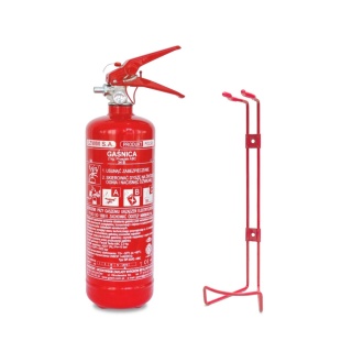 Gaśnica proszkowa GP-2x ABC /GZWM+ wieszak