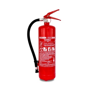 Gaśnica proszkowa GP- 4x ABC /GZWM+ wieszak + znak