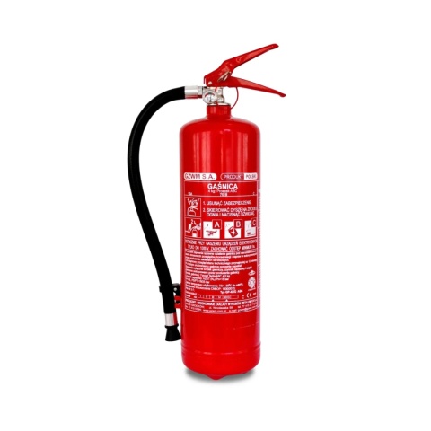 Gaśnica proszkowa GP- 4x ABC /GZWM + znak