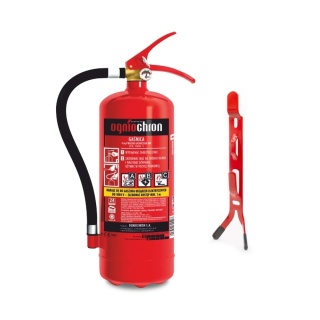 Gaśnica proszkowa GP-4x ABC /OGNIOCHRON + wieszak