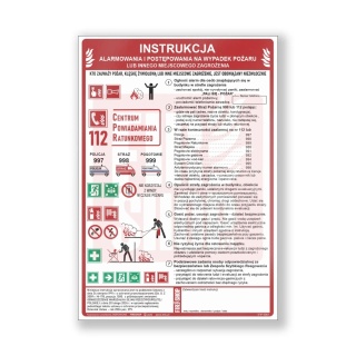 Instrukcja PPOZ alarmowa i postępowania FS