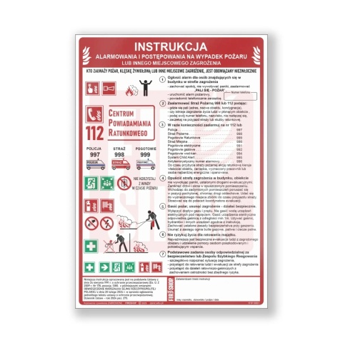 Instrukcja PPOZ alarmowa i postępowania FS