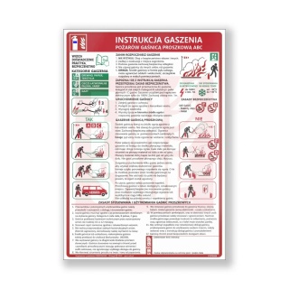 Instrukcja PPOZ gaszenia pożarów gaśnica proszkową