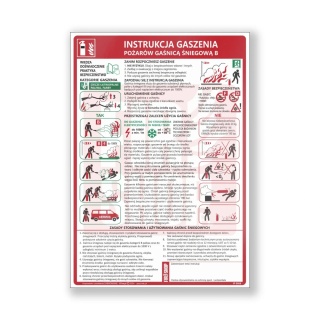 Instrukcja PPOZ gaszenia pożarów gaśnicą śniegową