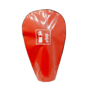 Pokrowiec na gaśnice GP6 (kaptur czerw. bez okna)