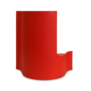 Stojak - osłona WAVES fala wiszący na gaśnicę RED