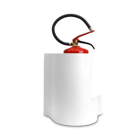 Stojak - osłona WAVES fala wiszący na gaśnicę WHITE