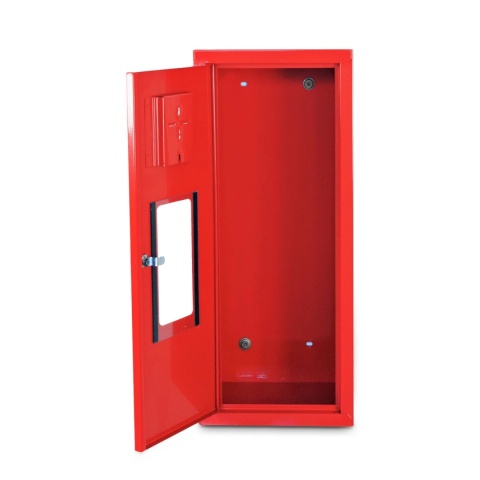 Szafka na gaśnice SG600 z oknem /M czerwona 3000