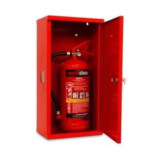 Szafka na gaśnice SG600SL bez okna/M czerwona 3000
