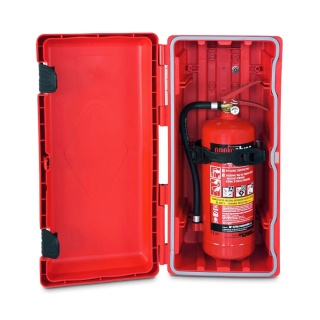 Szafka na gaśnice z tworzywa ADAMAND 6 bez okna Czerwona