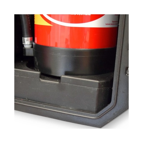 Szafka na gaśnice z tworzywa PE DIA-MONT z podstawą