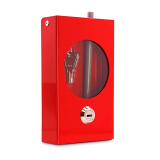 Szafka na klucz ze zbijakiem czerwona SKL- M