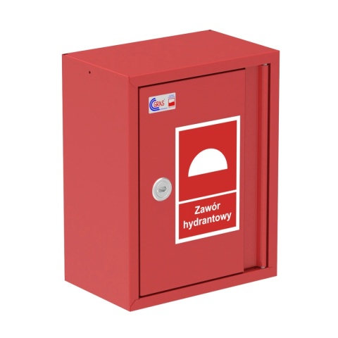 Szafka ochronna na zawór SWSP-N1 suchy pion czerwon