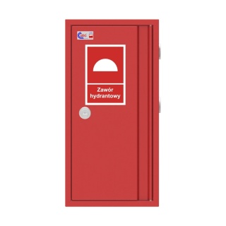 Szafka ochronna na zawór SWSP-W2/S suchy pion czer.