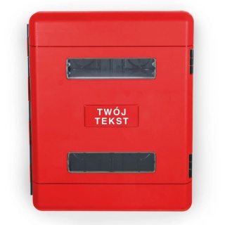 Szafka z tworzywa DUAL RED 616/735/270 Z Oknem