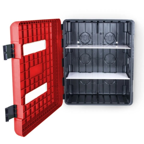 Szafka z tworzywa DUAL RED 616/735/270 Z Oknem