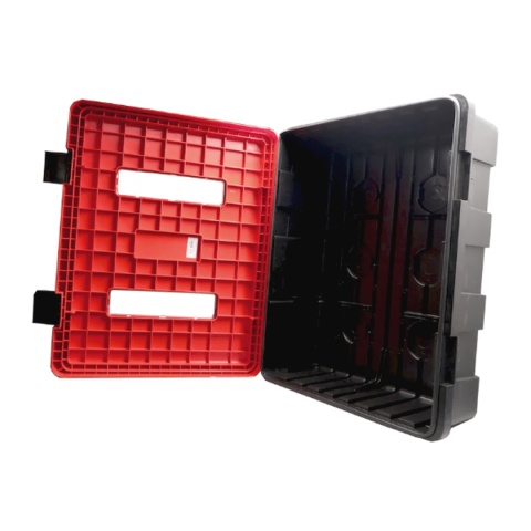 Szafka z tworzywa DUAL RED 616/735/270 Z Oknem