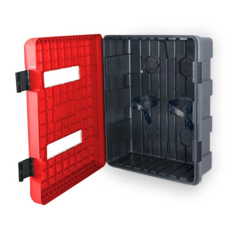 Szafka z tworzywa DUAL RED 616/735/270 Z Oknem