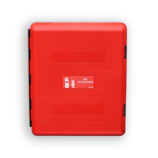 Szafka z tworzywa DUAL RED 616/735/270 bez okna z opaskami