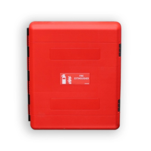 Szafka z tworzywa DUAL RED 616/735/270 bez okna z opaskami