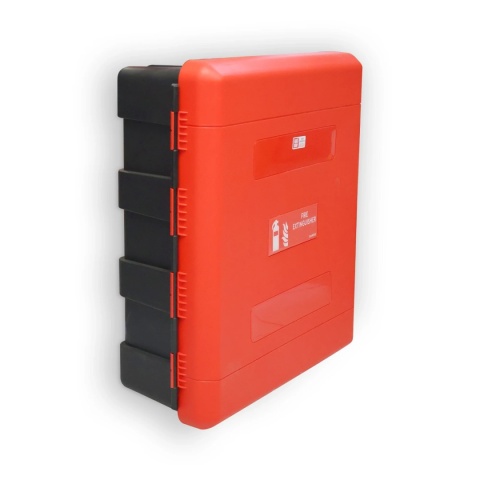 Szafka z tworzywa DUAL RED 616/735/270 bez okna z opaskami