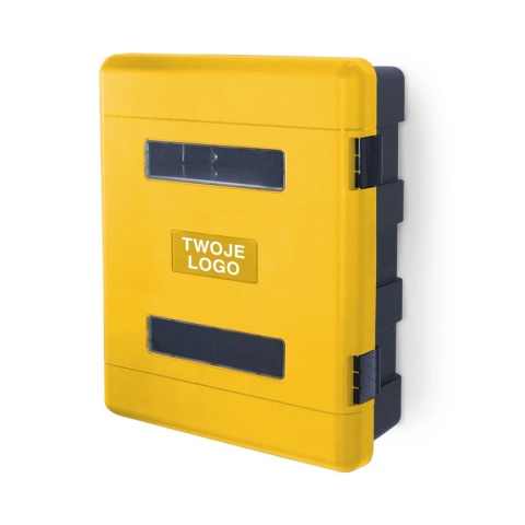 Szafka z tworzywa DUAL YELLOW 616/735/270 Z Oknem