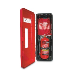 Zestaw Gaśnica GP-6x Ogniochron + Koc + Szafka + inst.