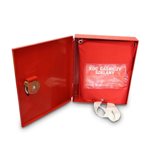Zestaw Koc gaśniczy + szafka SK-1F-360 B/O EURO