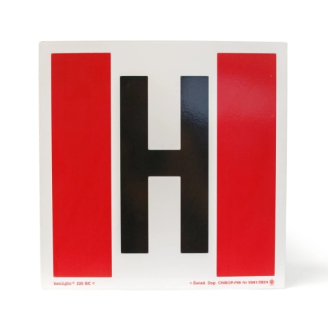 Znak Hydrant przestrzenny 500x500 METALOWY