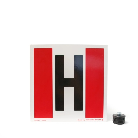 Znak hydrant przestrzenny 250x250 MET+konstrukcja