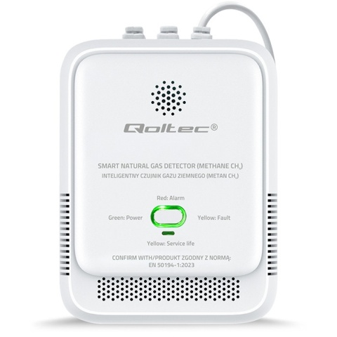 Czujka detektor gazu ziemnego QTEC 10lat 220V