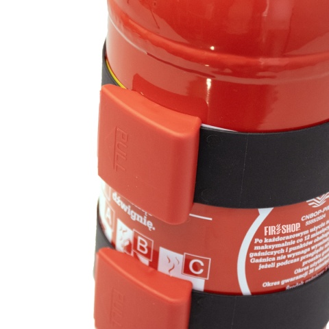 Gaśnica proszkowa samochodowa PD-2x ABC 2kg wieszak