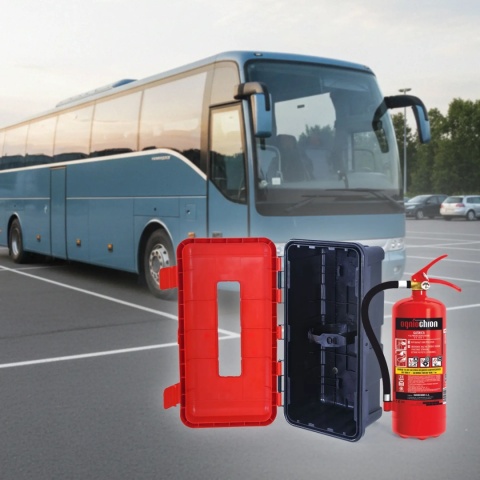 Gaśnica proszkowa GP- 4x ABC + szafka PCV REGON