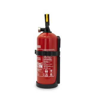 Gaśnica samochodowa 1kg ABC z manometrem i uchwytem Ogniochron