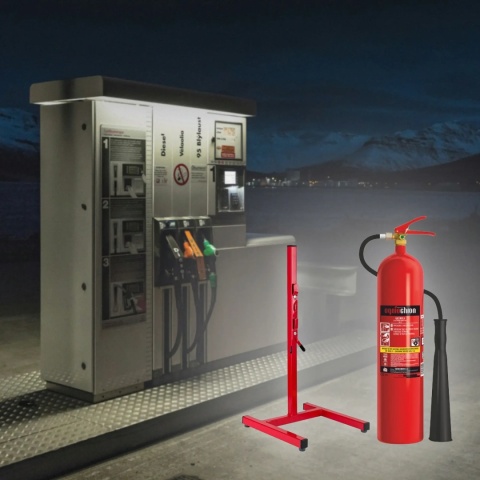 Gaśnica śniegowa GS-5x ABC Ogniochron + stojak
