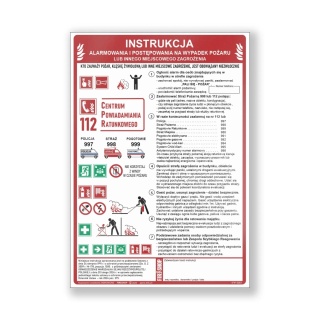Instrukcja PPOZ alarmowa i postępowania FS